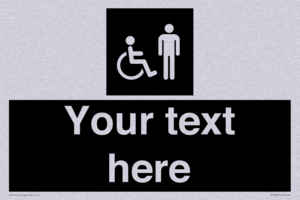 Custom information: black panel disabled and male